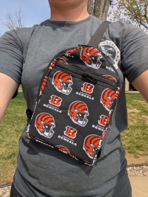 Black Bengals Sling Purse